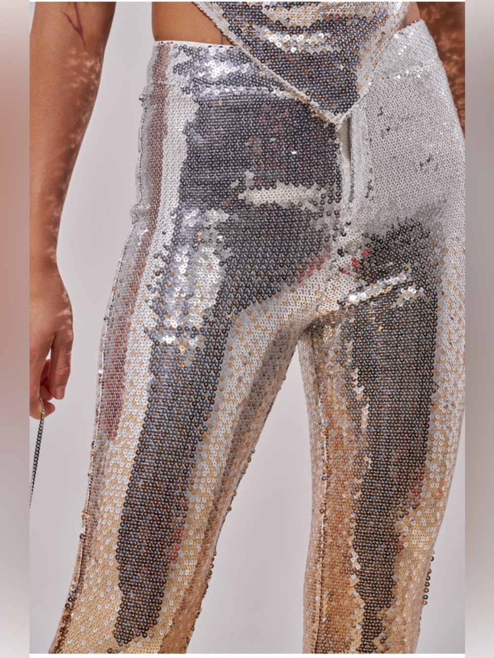 NWT-Galaxy Ombre Sequins Pant (cut small) - Picture 4 of 6